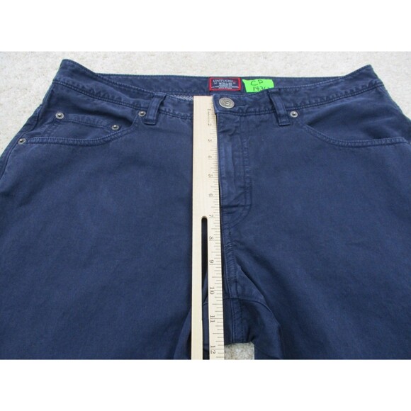 UNTUCKit Pants Mens 34 Blue Straight Fit Flat Front Chino Khaki Casual 34x31 - Picture 5 of 10